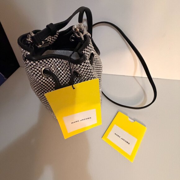 MARC JACOBS "RESORT COLLECTION" Rhinestone Bucket Bag - Picture 6 of 7
